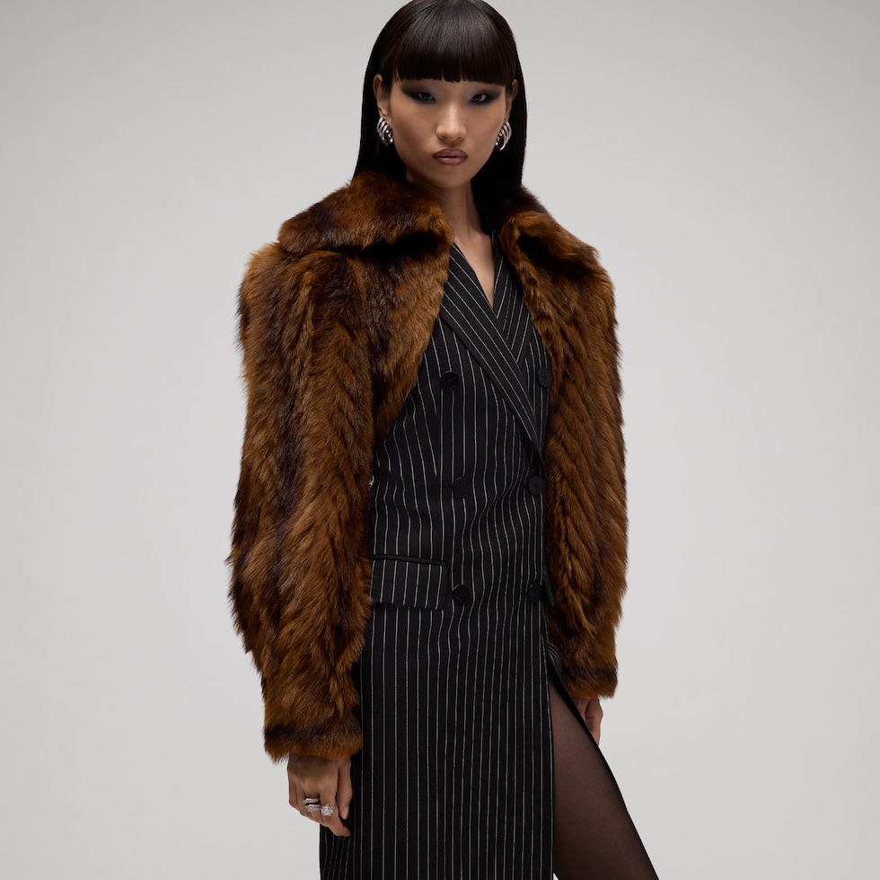 Soft shearling bolero