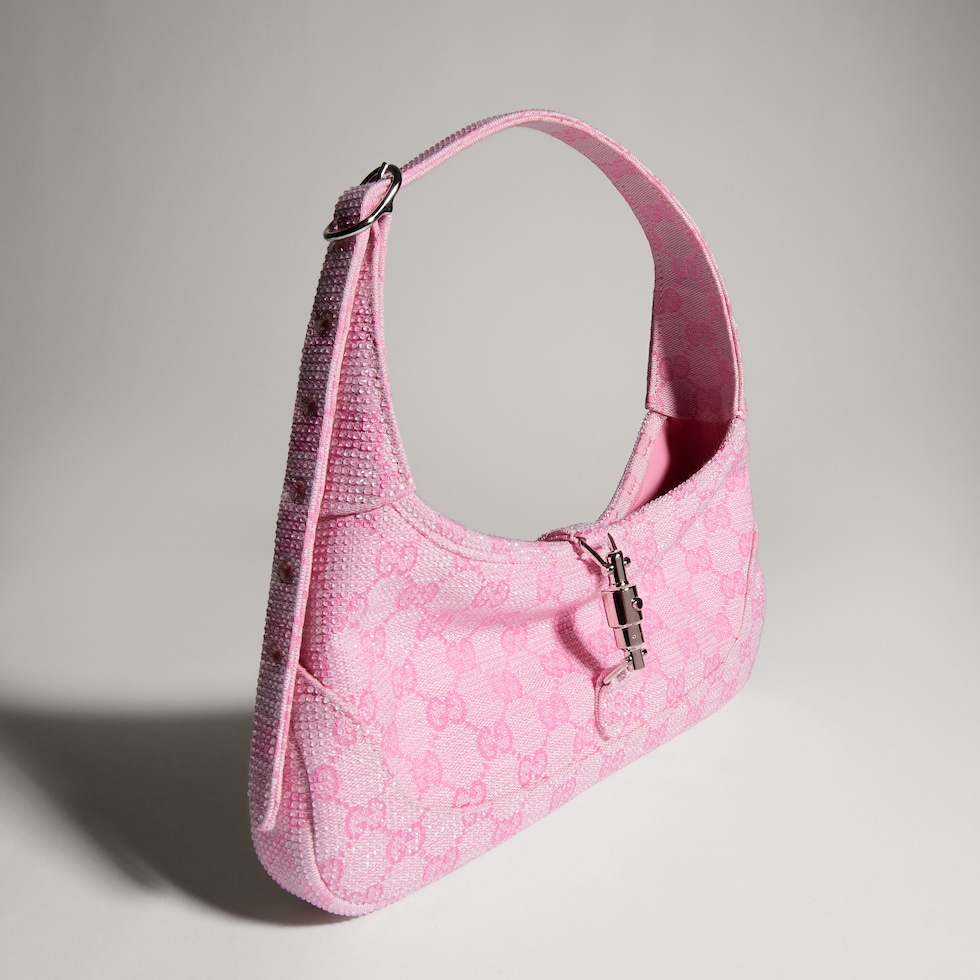 Jackie Slim crystal medium shoulder bag
