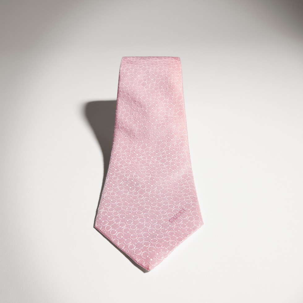 Cravate en jacquard de soie à motif Mors