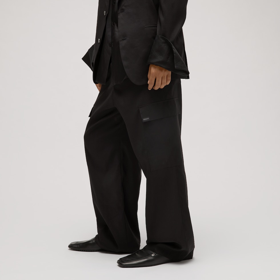 Silk cashmere pants