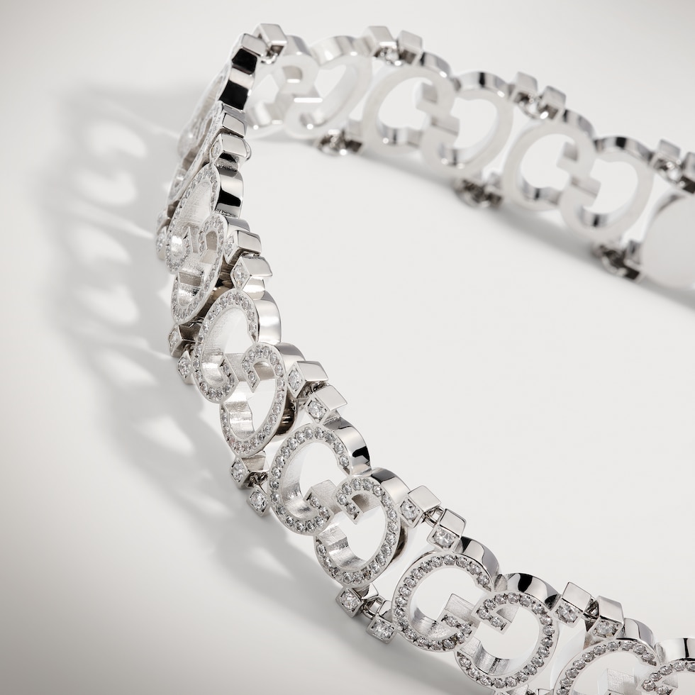 Choker necklace with crystal GG