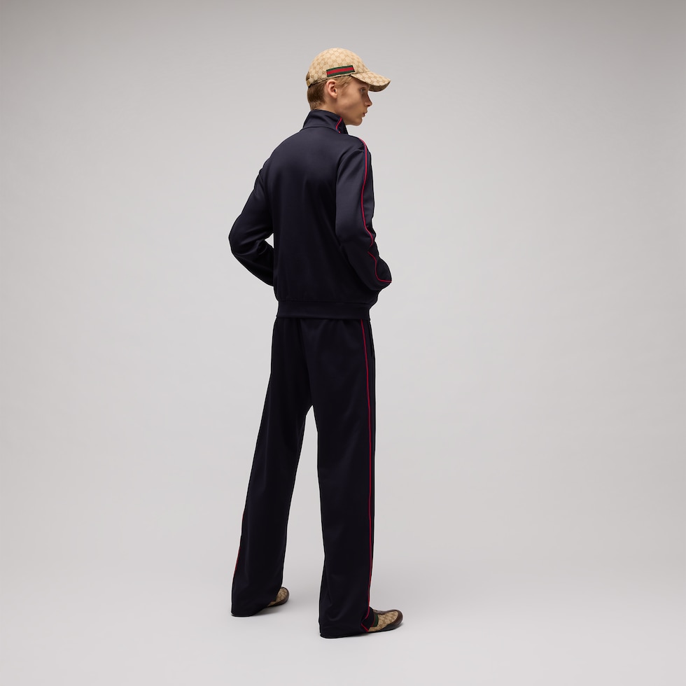 Technical jersey sportswear pants