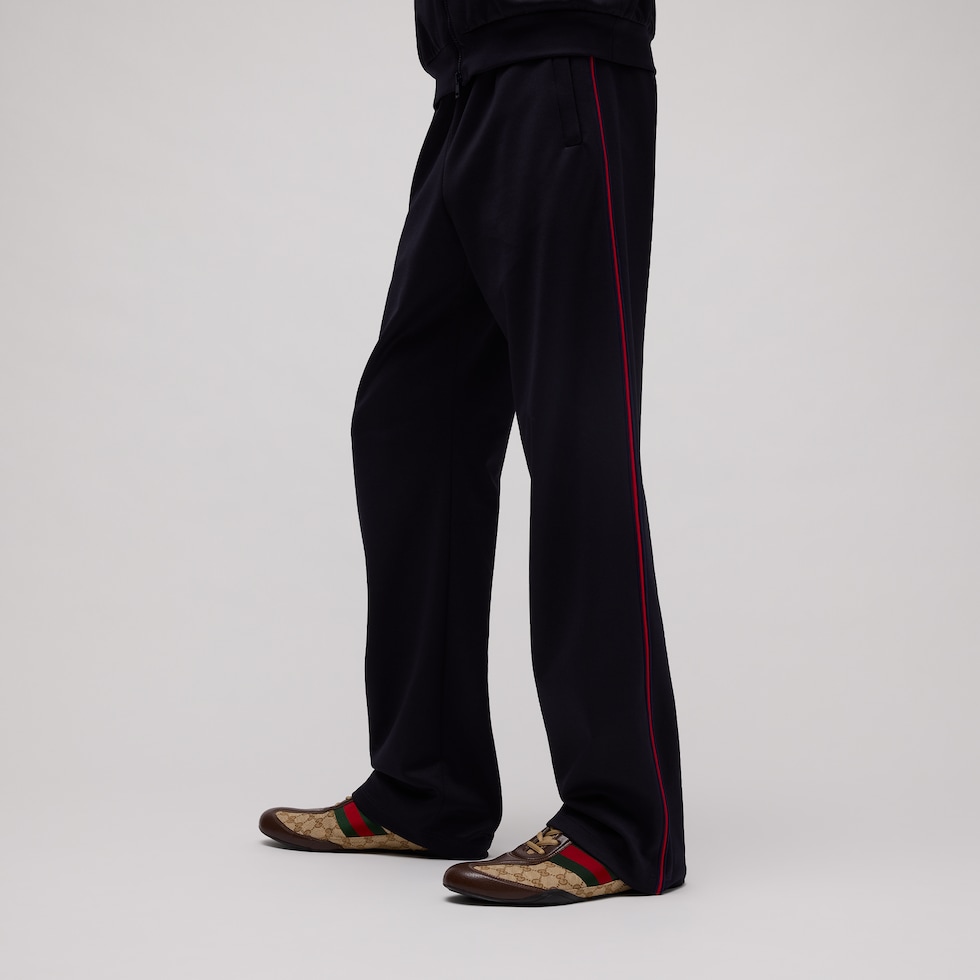 Technical jersey sportswear pants