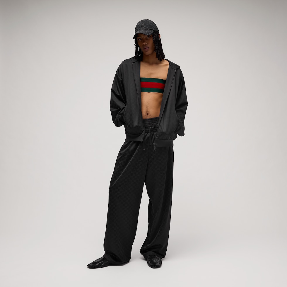 Pantalon de sport en jacquard de nylon GG