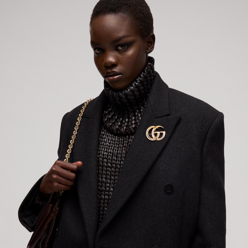 GG Marmont crystal brooch