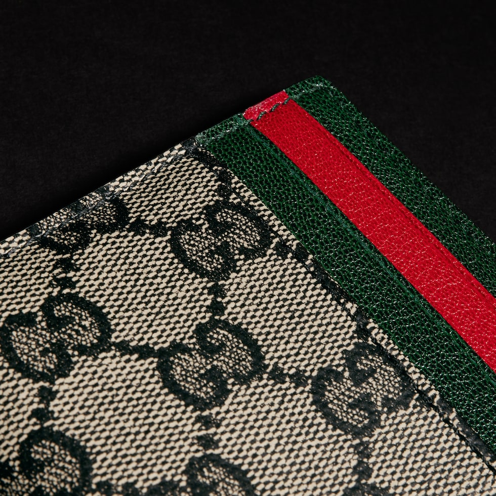 Small bi-fold wallet with Web card slots