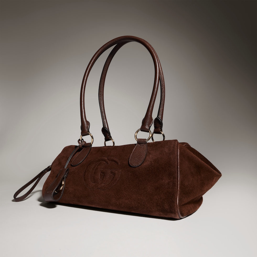 Borsa boston misura media con dettaglio Doppia G