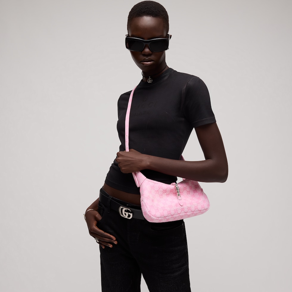 Jackie Slim crystal medium shoulder bag