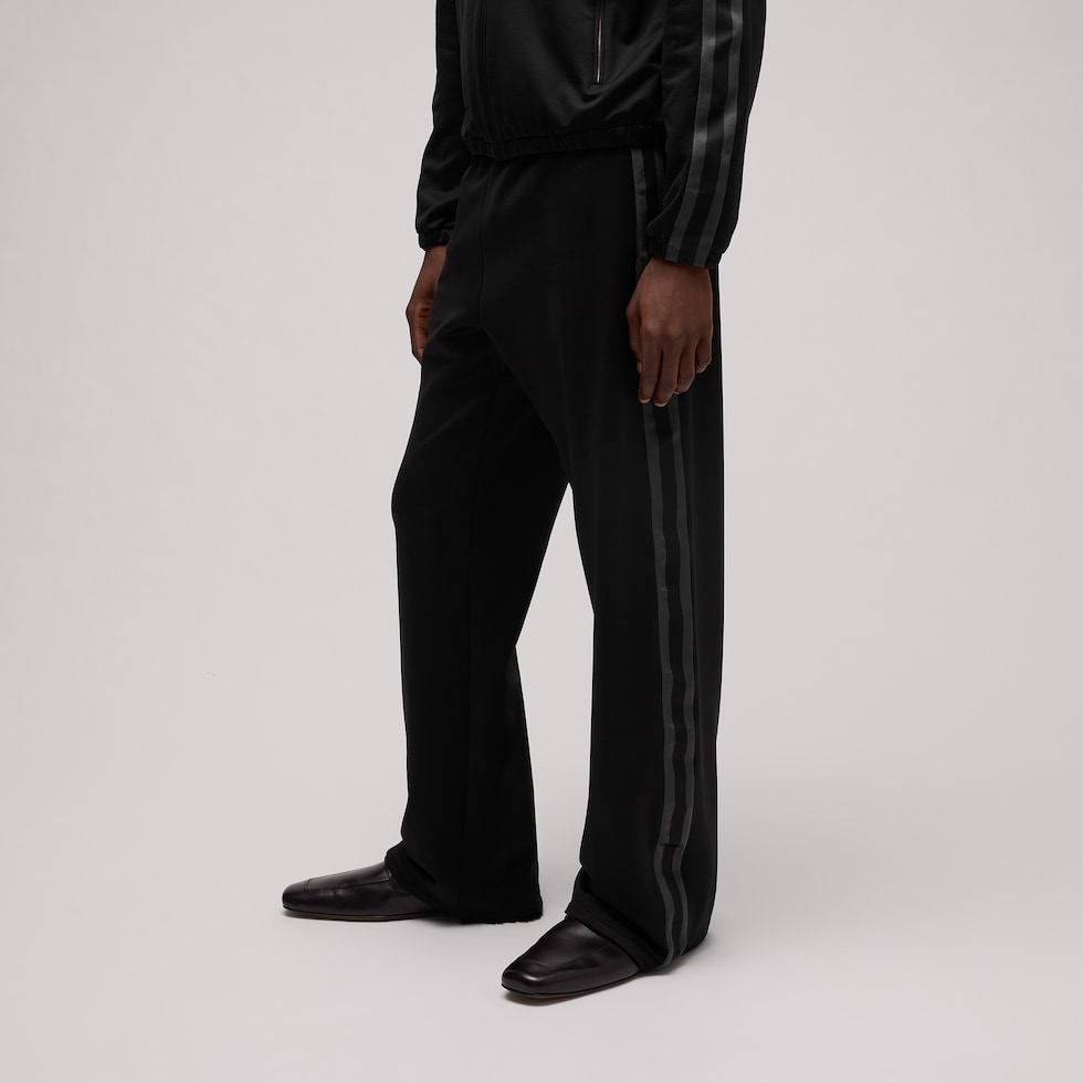 Cotton sportswear pants with muted Web