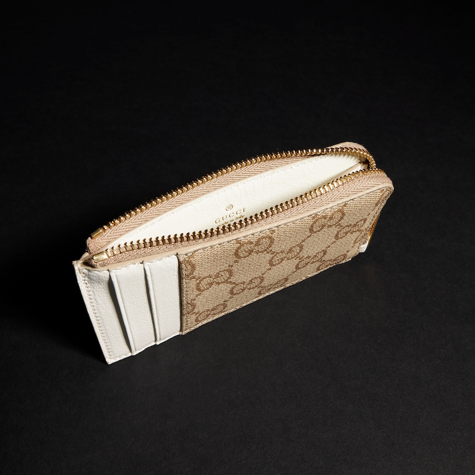 กระเป๋าใส่บัตร Zip card case with color slots