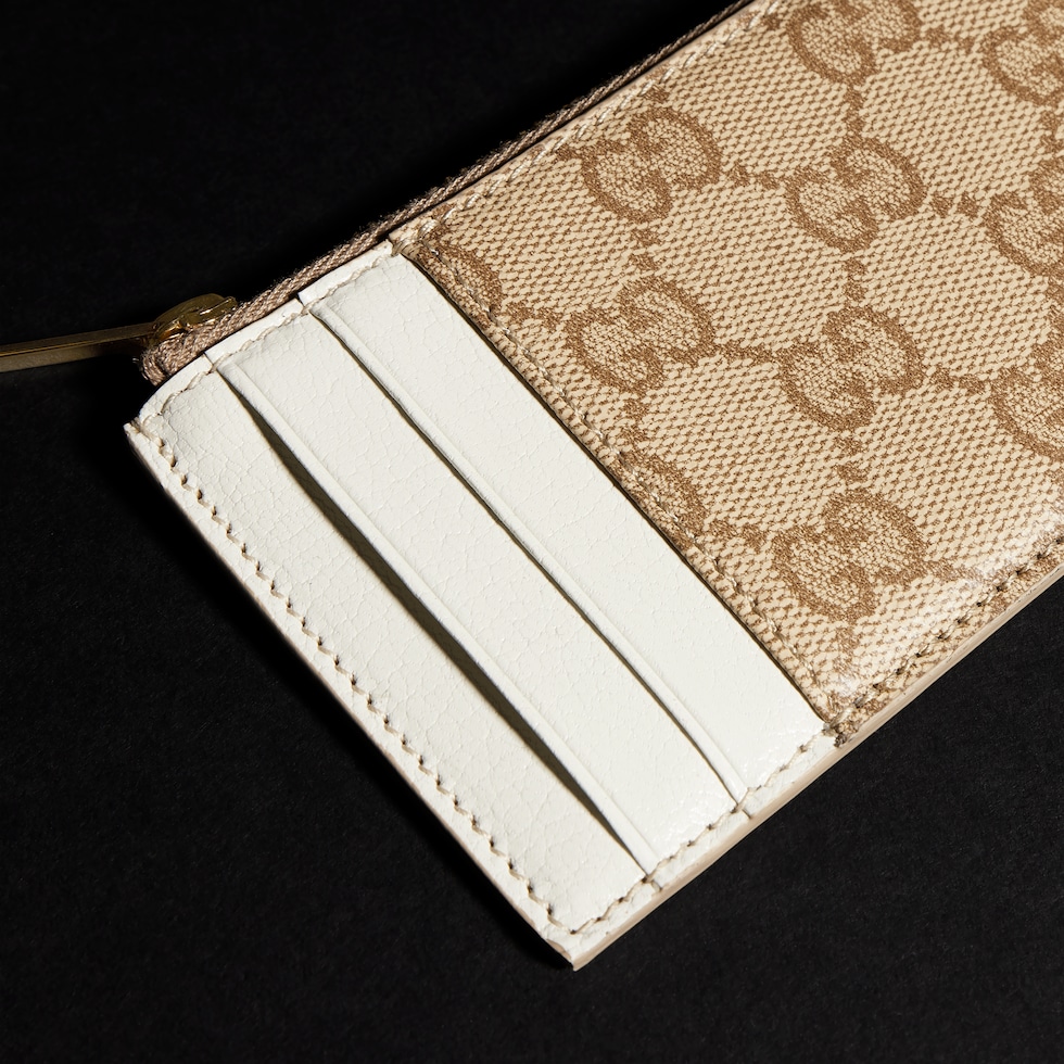 กระเป๋าใส่บัตร Zip card case with color slots