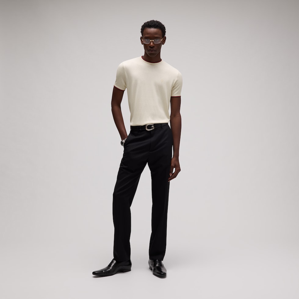 Silk cotton blend sweater