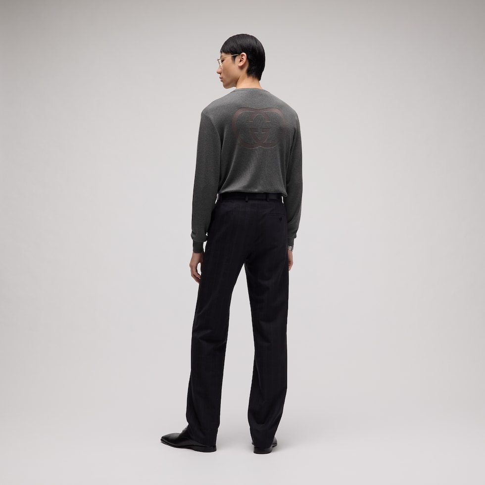 Fine silk knit sweater
