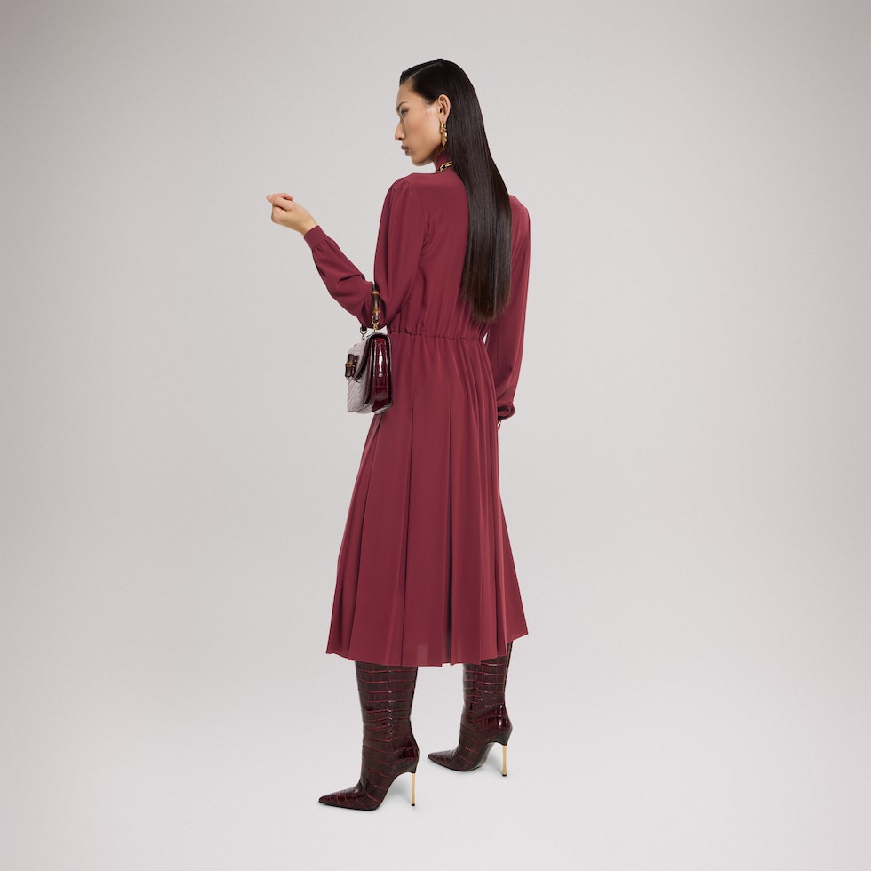 Silk crêpe de chine dress