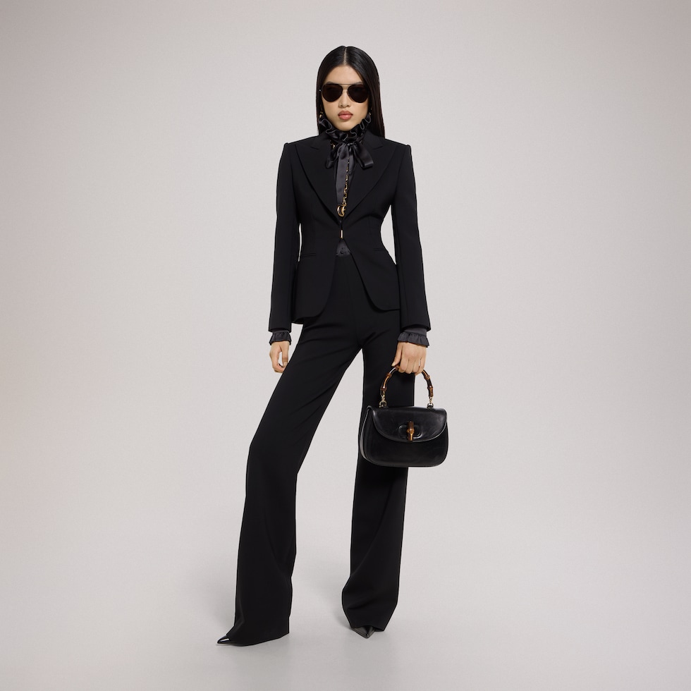 حقيبة Gucci Bamboo 1947 متوسطة الحجم