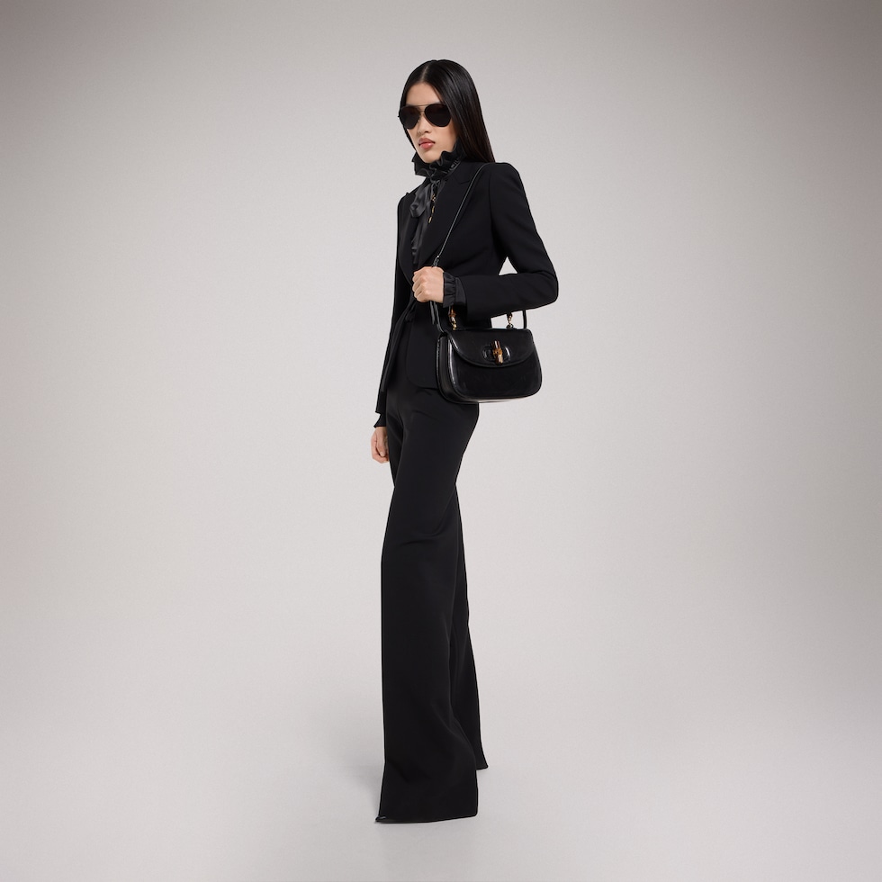حقيبة Gucci Bamboo 1947 متوسطة الحجم