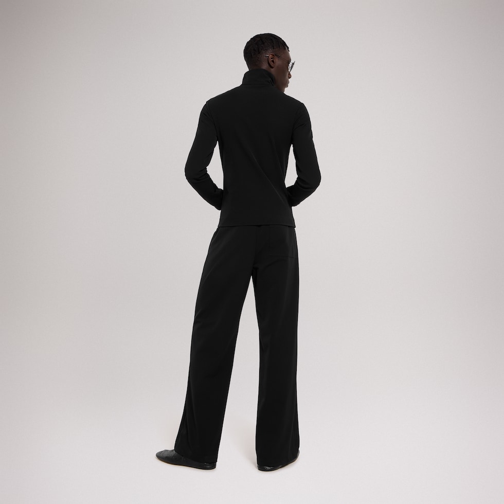 Veste zippée en gabardine de nylon stretch