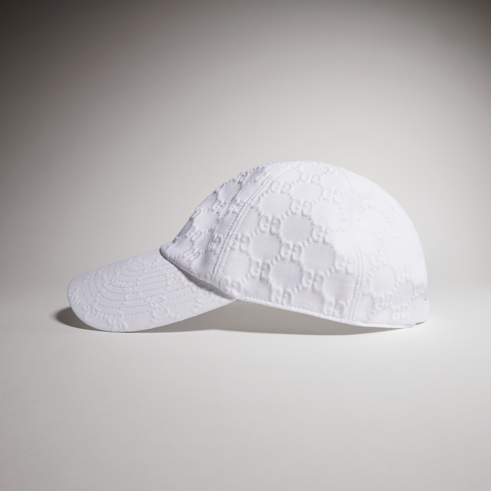 Embossed GG jersey baseball hat