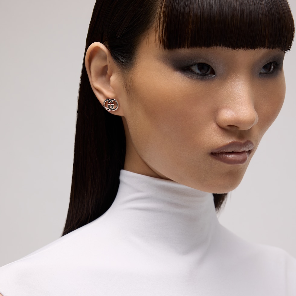 Clous d’oreilles Gucci Interlocking