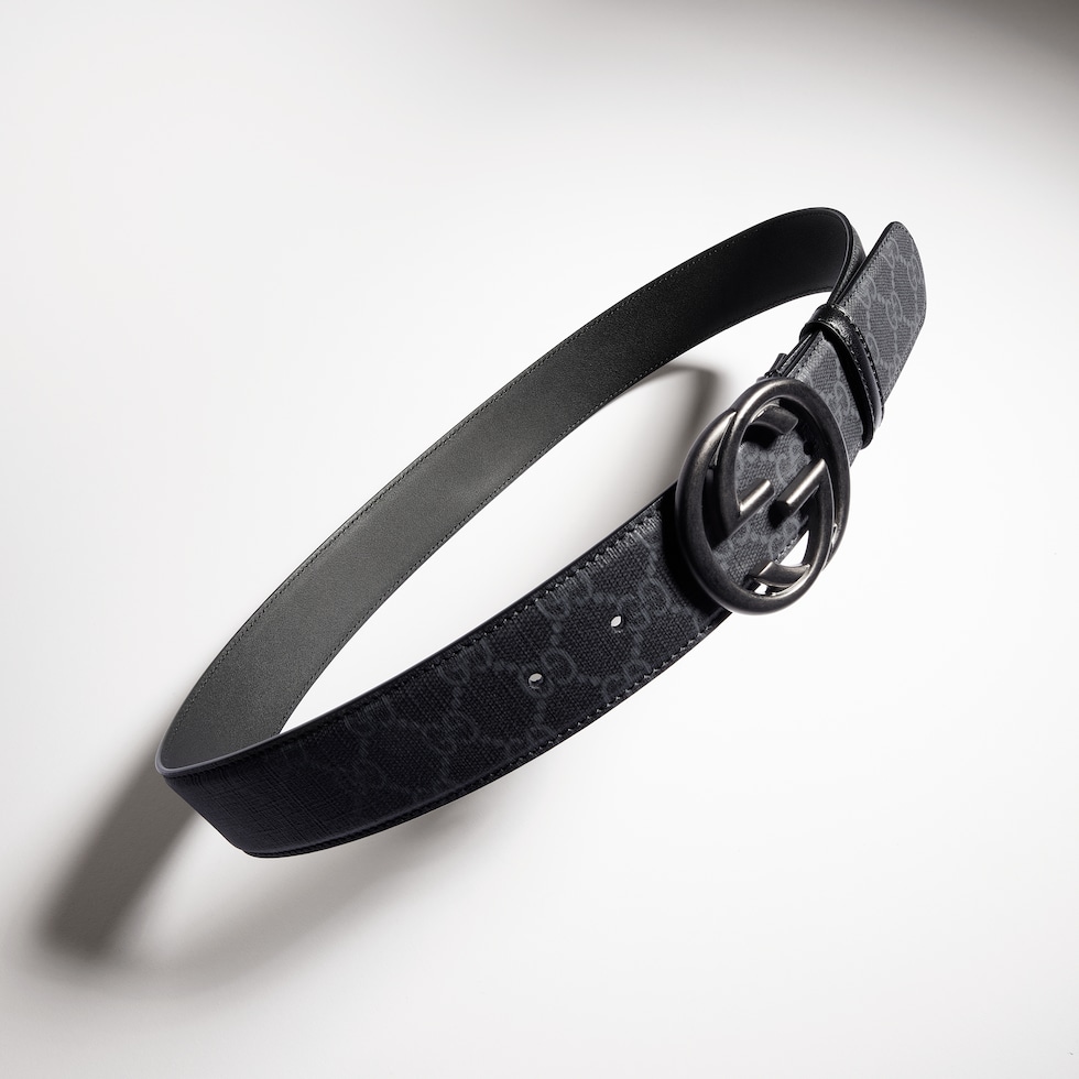 Belt with Interlocking G buckle