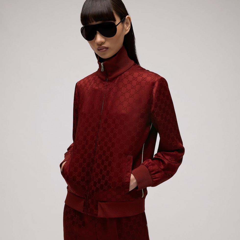GG jacquard zip jacket