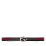Gucci Kinder Gürtel mit Webstreifen - view 2