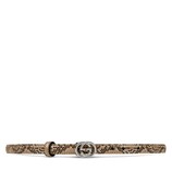 Python skinny belt