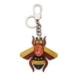 Bee key ring with crystals