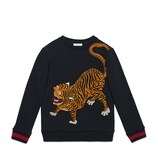 Gucci Children's tiger cotton sweatshirt - view 2