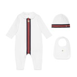 Gucci 〔ベビー〕 ウェブ プリント 3ピースギフトセット - view 2