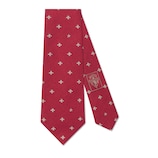 Star and bee cotton silk tie