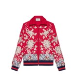 Gucci Jacke aus Jersey mit goldener Stickerei - view 2