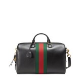 leather duffle