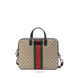 Gucci Web GG Supreme briefcase - view 2