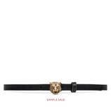 Gucci Skinny belt with feline buckle - view 2