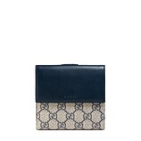 Portefeuille à rabat en toile Suprême GG