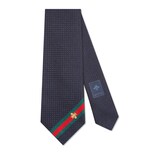 Silk tie with bee Web