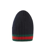 Gorro de lana con tribanda