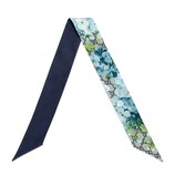 GG Blooms silk neck bow