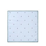 Cotton poplin pocket square with flowers