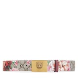 Ceinture GG Blooms à boucle plate