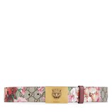 GG Blooms belt with plaque buckle