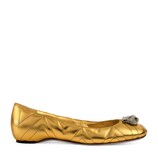 Ballerina in pelle metallizzata