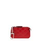 Portachiavi in pelle Gucci Signature