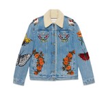 Gucci Jacke aus Jeans mit Stickerei - view 2