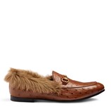 Gucci Gucci Jordaan ostrich loafer - view 2