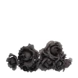 Broche fleur en soie et coton