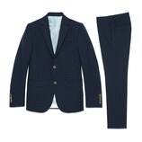 Monaco cotton wool jacquard suit