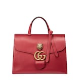GG Marmont leather top handle bag