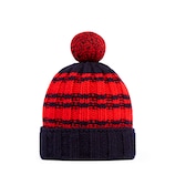 Bonnet pour bébé en laine rayée